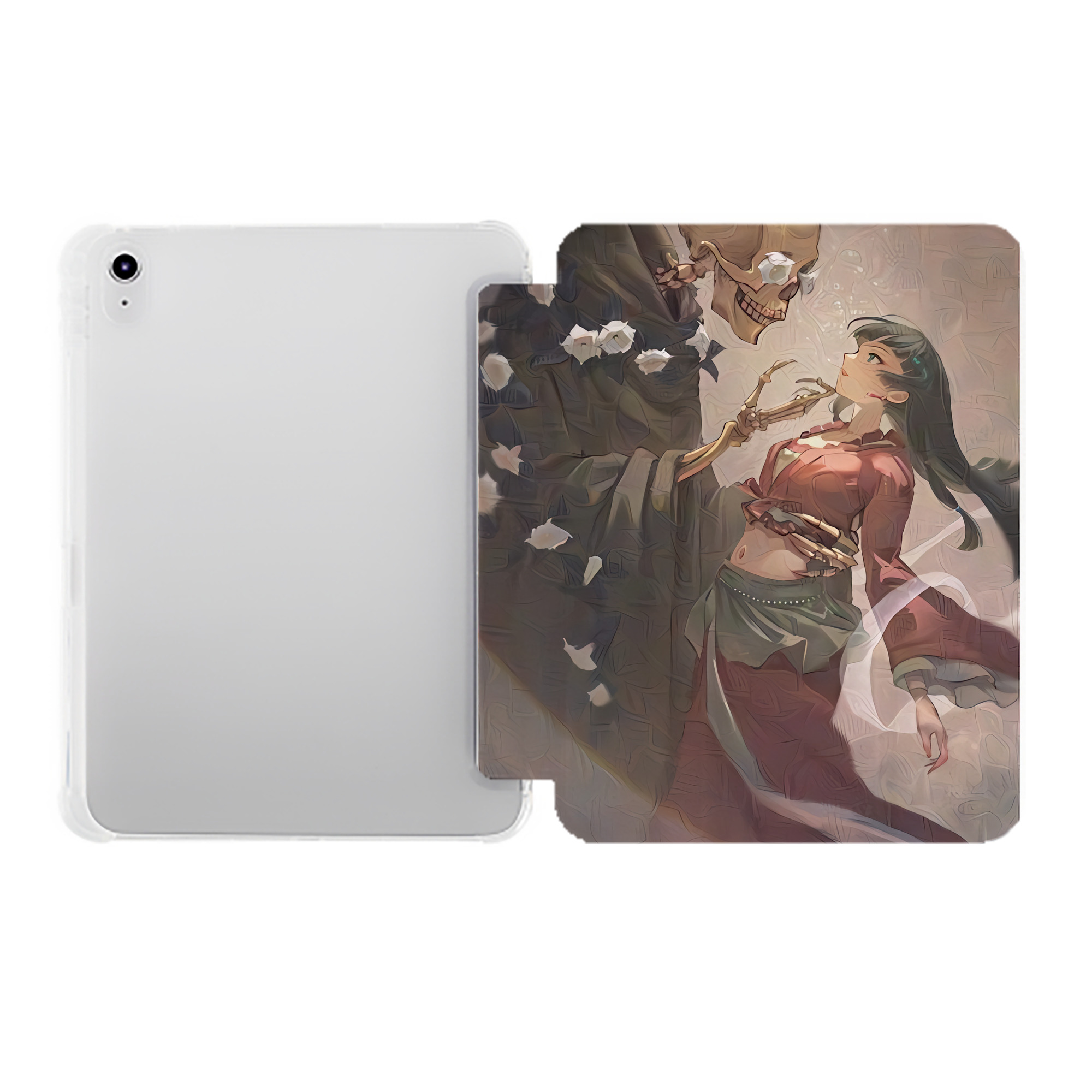 （画像用） 薬屋のひとりごと The Apothecary Diaries IPad ケース ペン収納付き 三つ折りスタンド PUレザー×シリコン 対応機種9.5/10.5/10.9インチ